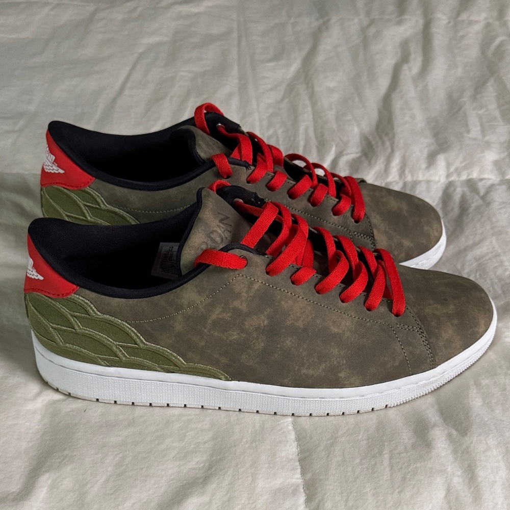 Jordan 1 Centre Court Oil Green Men’s Sneakers